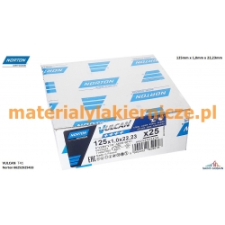 NORTON VULCAN 125mm x 1,0mm x 22,23mm